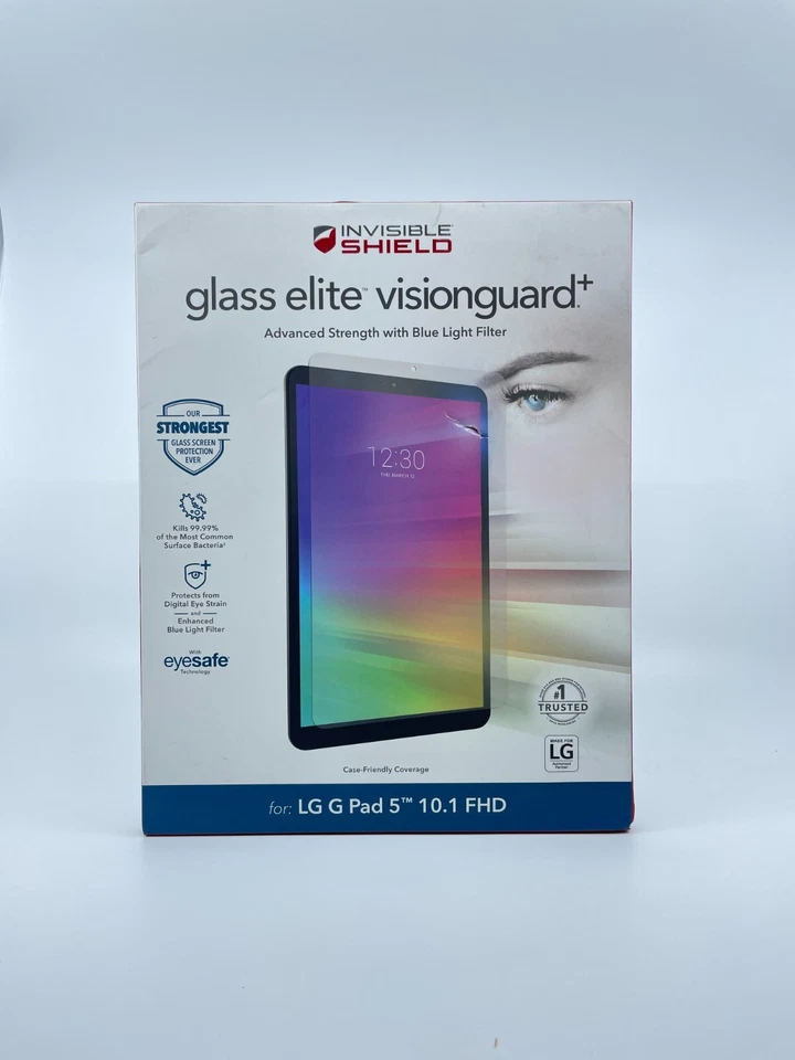 ZAGG (Glass Elite VisionGuard+) For LG G Pad 5 (10.1) FHD Tablet - Image 1 of 1