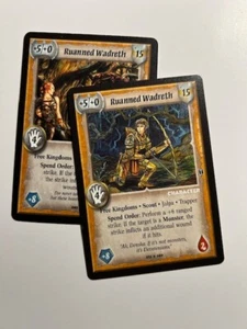 RUANNED WADRETH x2 - Warlord Saga della Tempesta CCG - SCOUT Monster Killer 2 Diff - Foto 1 di 3
