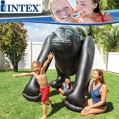 Intex 56595 Gorilla Planschbecken Kinder Pool Wasserrutsche aufblasbar Badetier - Bild 1 von 4