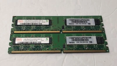 Hynix Desktop Memory 1GB 2Rx8 PC2-5300U-555-12 PC2-DDR2 667MHz - Image 1 of 4