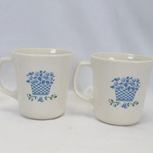 Corelle Blueberry Bouquet Cups Mugs Lot of 2 - Picture 1 of 6