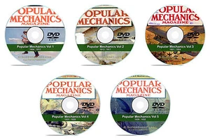 Popular Mechanics Magazine on DVD, Our 5 DVD Collector's Set, 251 issues in PDF - Picture 1 of 1