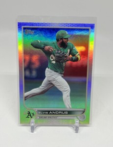 2022 Topps Series 2 Elvis Andrus #520 Rainbow Foil