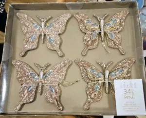 ORNAMENTI FARFALLA 34° e PINO nuovi difficili da trovare - Foto 1 di 5