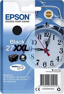 EPSON 27XL ORIGINAL ALARM CLOCK C13T27134012 C13T27144012 C13T27124012 C13T27914012 - Picture 1 of 4