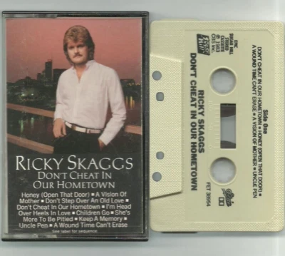 Ricky Skaggs Don't Cheat in Our Home Town (cassette 1983 CBS) VG-EX CONDITION - Image 1 of 3