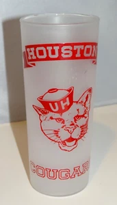 University of Houston Milchglas Cougars Houston Texas Vintage 6,5" NCAA - Bild 1 von 6