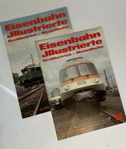 Eisenbahn Illustrierte Zeitung Zeitschrift 2 Hefte 6+7 1981 Modellbahn, DB, Zug - Bild 1 von 4