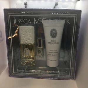 Jessica McClintock 3 Piece Gift Set 1.7 oz. Eau DE Parfum, Lotion, Roller New - Picture 1 of 4