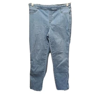 Jeans Chicos Perfetto Elasticizzato Ragazza Slim Gamba Caviglia Cerniera Gamba Blu Taglia 1,5 - Foto 1 di 7