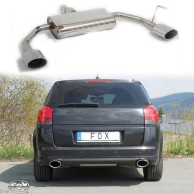 Fox Sportauspuff Re Li Cada 1x140x90mm Arrollado Opel Signum Trasero Deportivo - Imagen 1 de 4