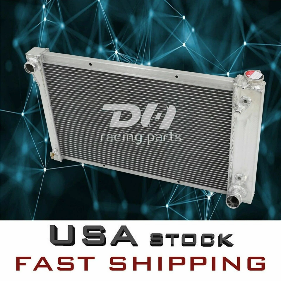 DH#367 3 Rows Aluminum Radiator Fits 1967-1972 GMC K15/1500 K25/2500 K35/3500 - Image 1 of 4