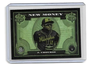 2023 Bowman Platinum New Money NM-11 RC Jackson Chourio Milwaukee Brewers - Bild 1 von 2