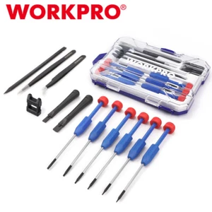 WORKPRO Torx Screwdriver Set 12 in 1 T3 T4 T5 T6 T8 T10 Torx Bit Screwdriver Set - Picture 1 of 12