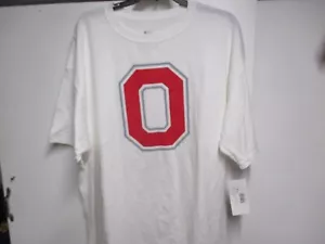 CAMISETA DE MANGA CORTA PARA HOMBRE OHIO STATE BUCKEYES J AMERICA (XXL) NUEVA NUEVA CON ETIQUETAS BLANCA SIN "O" - Imagen 1 de 4
