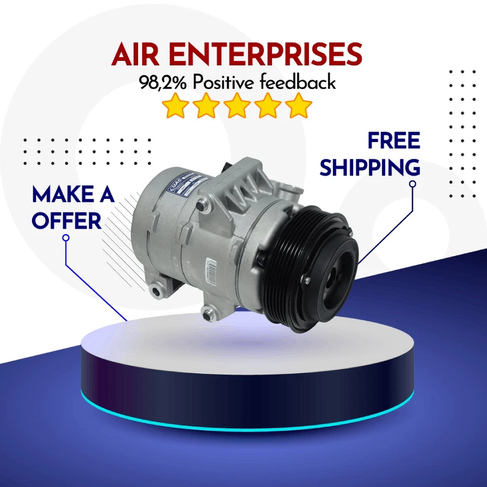 压缩机 A/C Fit 福特 Fusion 2006 - 2012,水星米兰 2006 - 2011 — 第 1/1 张图片