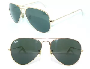 Ray Ban SONNENBRILLE GOLD GRÜN RB 3025 W3234 AVIATOR PILOT TOP GUN BRILLE L0205 - Bild 1 von 8
