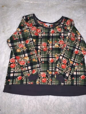 UMGEE USA Vintage Women's Multicolor Sm Sweater Pre-Owned 45% Poly/ 55% Cotton  - Image 1 of 4