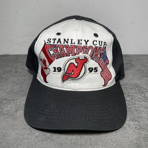 Gorra gorra de colección New Jersey Devils NHL 1995 Stanley Cup Champs Starter SnapBack - Imagen 1 de 13