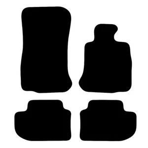 CAR MATS FOR BMW 6 SERIES F06 GRAN COUPE 2012 TO 2018 ALL WEATHER BLACK CARPET - Picture 1 of 11