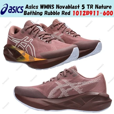 Asics WMNS Novablast 5 TR Nature Bathing Rubble Red 1012B911-600 Mujer Talla - Imagen 1 de 4