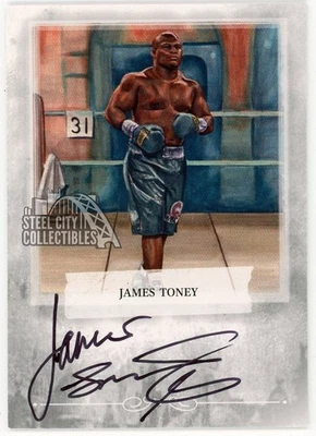 James Toney 2010 Ringside Round 2 Boxing Autograph Card #A-JT2 - Image 1 of 2