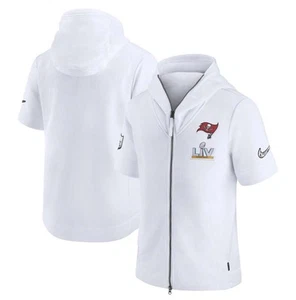 ✅ Tampa Bay Buccaneers Nike Super Bowl LIV Diamond Heavyweight SS Hoodie Men M - Picture 1 of 8