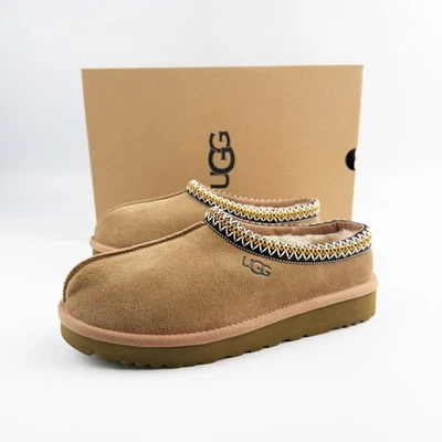 UGG Tasman II Suede Sheepskin Braid Low Comfort Women’s Shoes - Chestnut - Image 1 of 4
