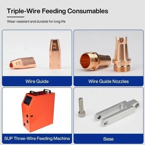 Qilin CQWY Laserschweißen Doppeldrahtvorschub Zubehör Düse für SUP23T HW980 - Bild 1 von 5