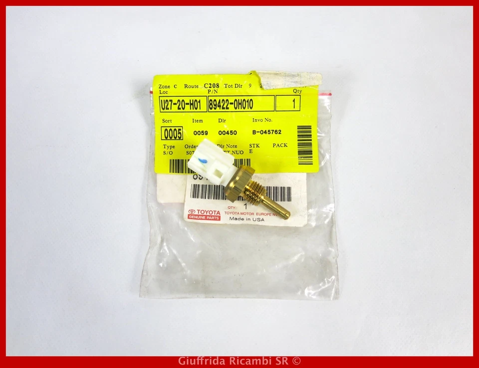 Sensor Temperatur Kühlmittel Toyota Yaris II III IV Iq Original - Image 1 of 1