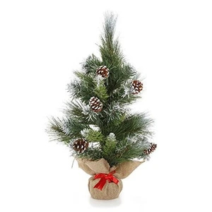 Mini Glacier Christmas Tree 18 Inches 39 Tips New Unlit - Picture 1 of 2