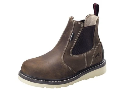 Avenger Work Boots Womens Wedge Slip Resist Waterproof 9 M Brown 7651 - Image 1 of 4