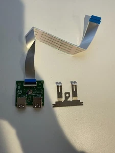 Dell Monitor Stand P2419H USB PORT BOARD and ribbon cable 4H-42J08-A00 - Picture 1 of 1