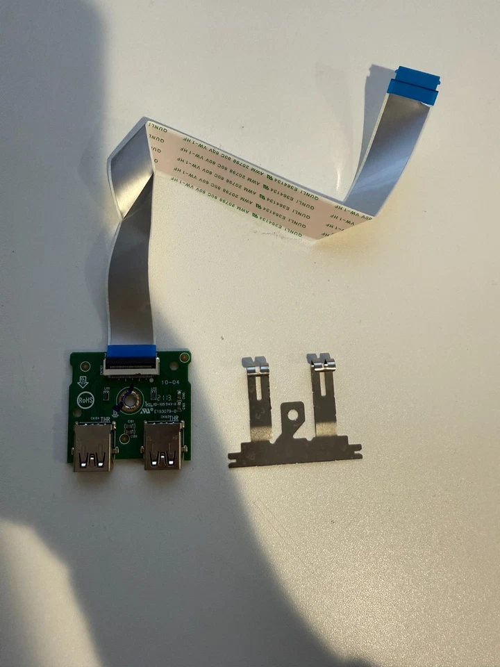 Dell Monitor Stand P2419H USB PORT BOARD and ribbon cable 4H-42J08-A00 - Image 1 of 1