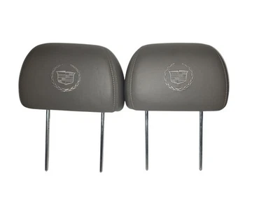 2003-2006 CADILLAC ESCALADE ESV/EXT NEUTRAL SHALE-9723 FRONT HEADRESTS OEM, READ - Image 1 of 4