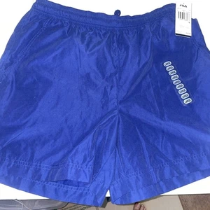 NEW Fila Sport Mens Bermuda Shorts Sz Large Ins 7 Navy Elastic Waist NWT - Picture 1 of 6