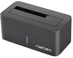 NATEC NSD-0954 - Docking Station Kangaroo USB 3.0 Sata 2.5"/3.5" HDD Black - Photo 1/5