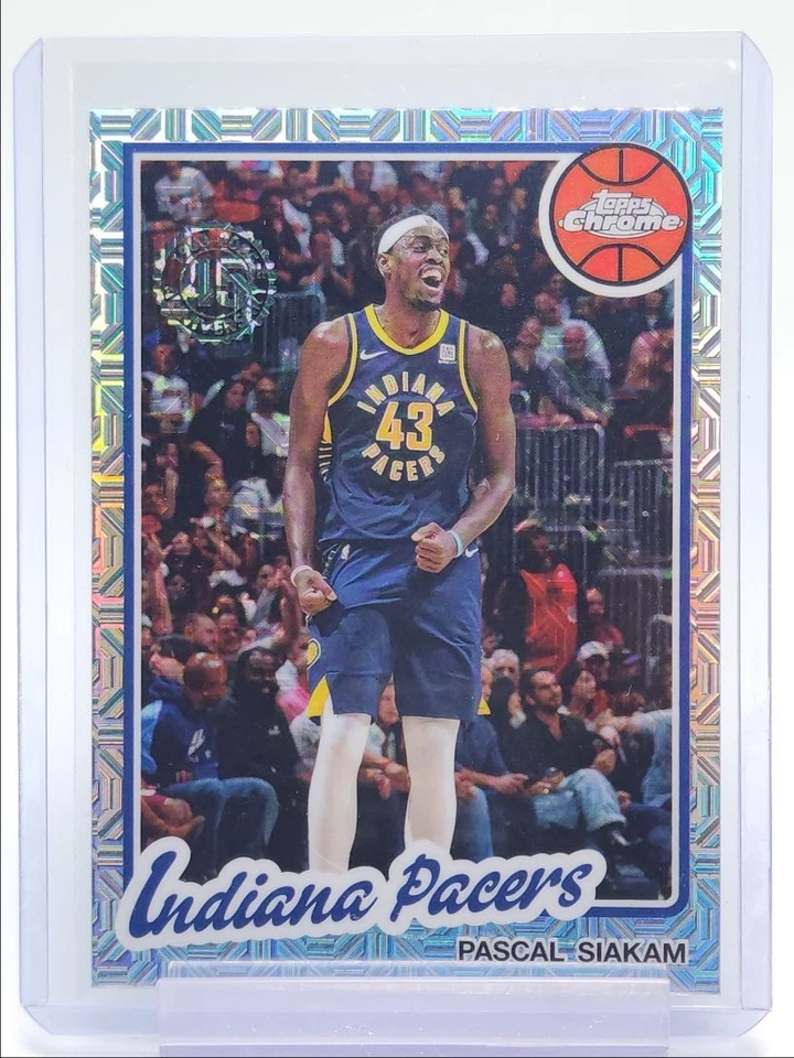PASCAL SIAKAM 2025-26 TOPPS 1980 MOJO CHROME BASKETBALL PACERS Q5588 - Image 1 of 2