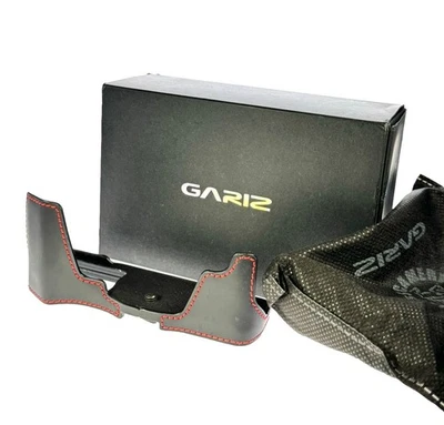 Meia capa de couro preta Gariz XS-CHEM5II BKR para Olympus OM-D E-M5 Mark II - Imagem 1 de 3