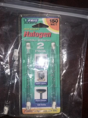 Feit Electric Light BULB 150W 120V Short RSC R7 T3 78mm Dimmable Bulbs - 2 Bulbs - Image 1 of 2