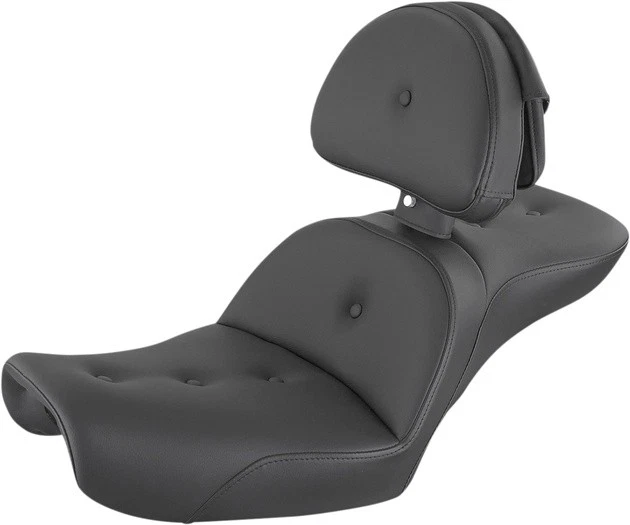 Saddlemen Explorer RS Seat With Backrest #284298 Harley Davidson Dyna Foto 1 de 1