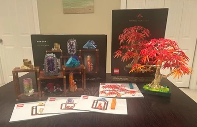  Lego Ideas 21362 Colección Mineral y Lego Botanicals 10348 Árbol de Arce Japonés Foto 1 de 4