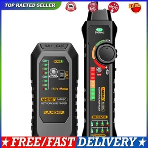 Netzwerkkabel Finder RJ45 RJ11 LAN Kabeltester mit Kopfhörer Kabel Tracker (schwarz) - Bild 1 von 12