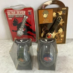 Eiji Tsuburaya  Ultraman Wrist Watch Set of 4 Rare Items - Picture 1 of 11
