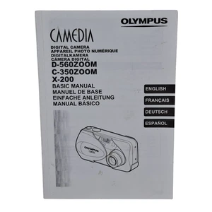 Olympus Camedia D-560Zoom C-350Zoom X-200 Camera Original Basic Manual  See Pics - Picture 1 of 21