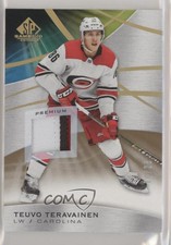 2019-20 SP Game Used Gold Spectrum Premium Materials /25 Teuvo Teravainen #80