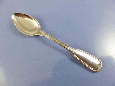 FIDDLE & THREAD DEMITASSE COFFEE SPOON BY GERMAN SILVER 800 - Image 1 of 4