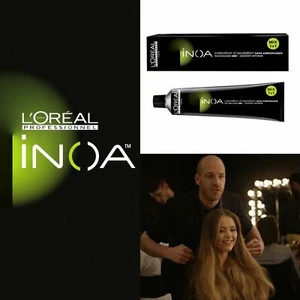 3X L'Oreal  loreal  Professionnel Paris iNOA Ammonia-free Permanent Hair Colour - Picture 1 of 6