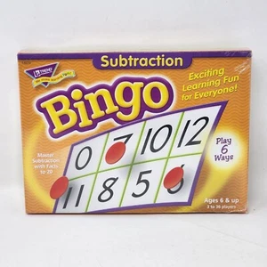 Trend Enterprises Subtraction Bingo Math Learning Education Game New - Picture 1 of 12