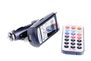 MODULATEUR TRANSMETTEUR FM CAR MP3 USB CARTE MEMOIRE PRISE JACK 3.5mm - Foto 1 di 2